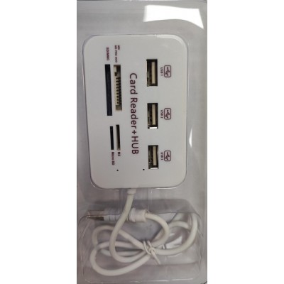 Cititor de carduri scriere/citire All in One +3 port USB TED