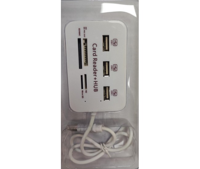 Cititor de carduri scriere/citire All in One +3 port USB TED