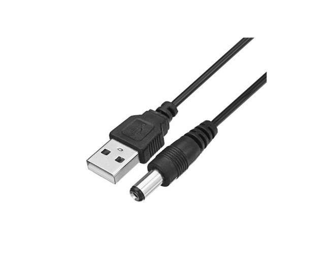 USB - DC 0.6m cablu 5.5x2.1mm OEM