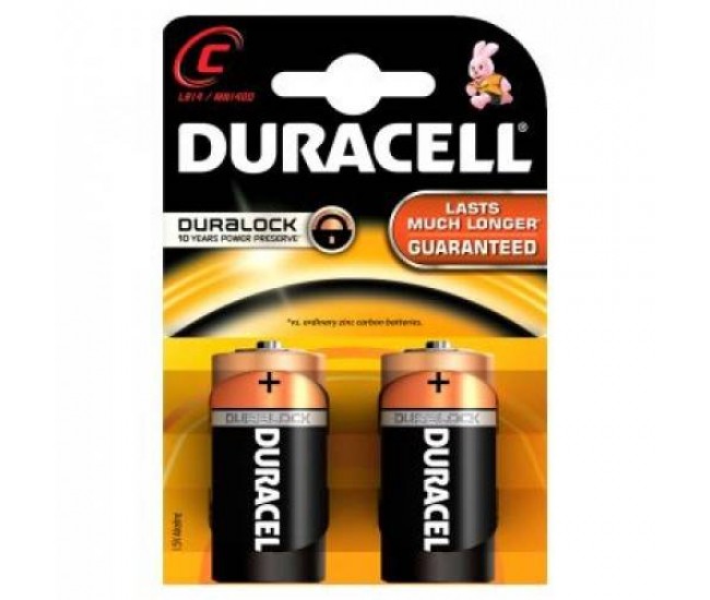 Baterii alcaline baby C R14 Duracell Simply