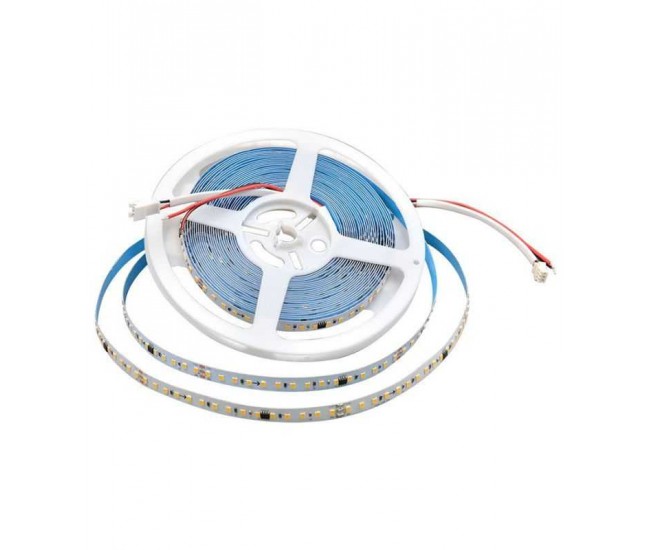 Banda LED SMD2835 RUNNIG 10W/m 24V IP20 alb rece 6500K 10m V-tac SKU-23609