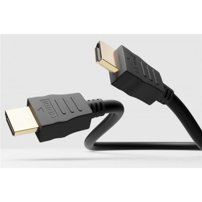 Cablu HDMI V2.0 tata-tata 3m 4K 50/60HZ ETHERNET contacte aurite GOOBAY