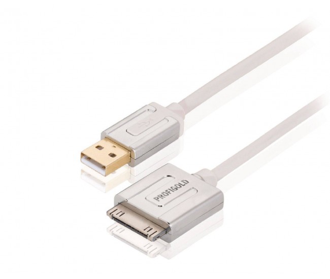 Cablu Apple iPad iPhone - USB de inalta calitate 1m alb Profigold