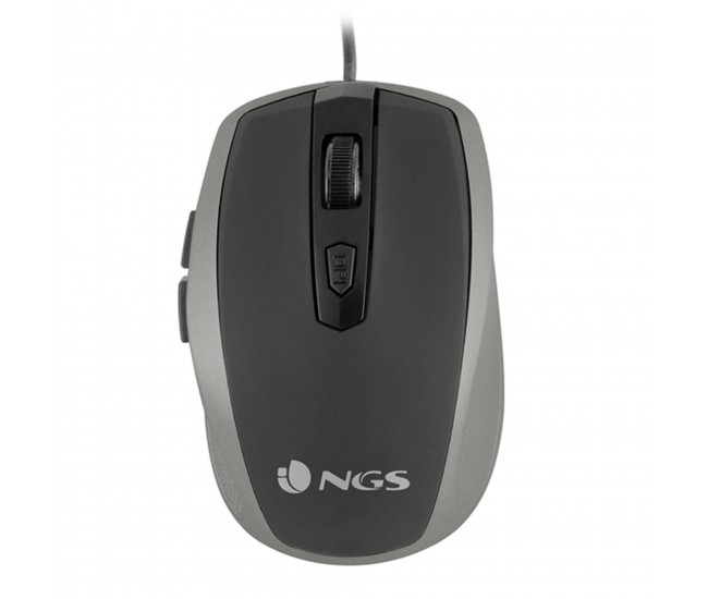 Mouse optic USB 800/1600dpi argintiu NGS