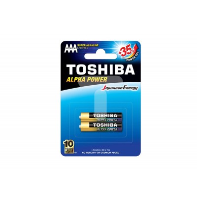 Baterii Toshiba ALPHA POWER AAA R3 alcaline blister 2buc