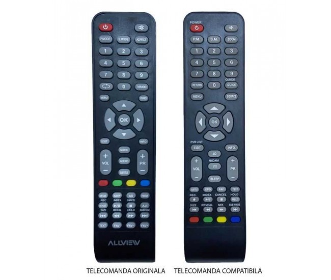 Telecomanda compatibila TV Allview 32ATC6500H IR 1282 (232-1)