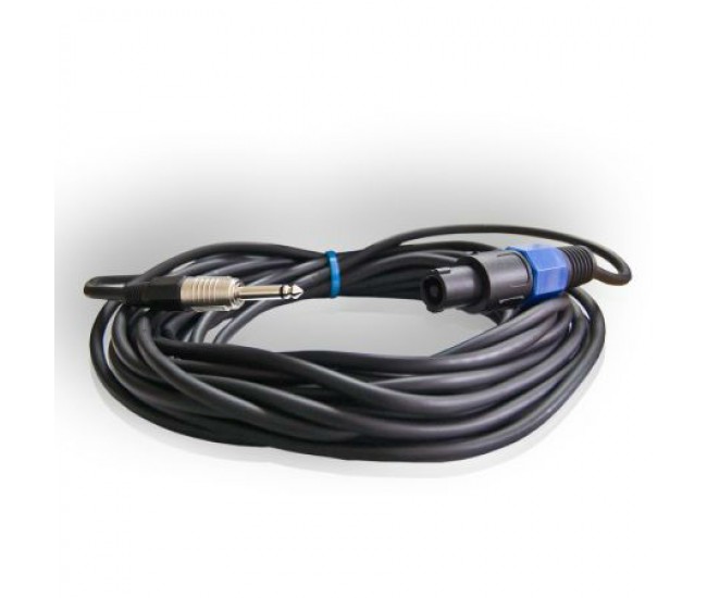 Cablu difuzor Jack 6.3mm tata la Speakon 10m HQ Cabletech