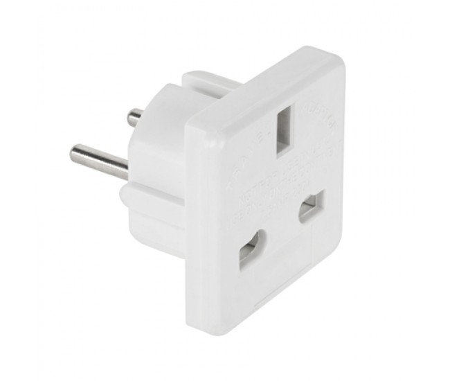 Adaptor tensiune uk alb