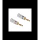 Set 2 mufe Banana din metal 4mm tata HQ Cabletech