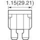 Siguranta MAXI 80A 32VDC auto 29mm MAXI LITTELFUSE 0299080.TXN