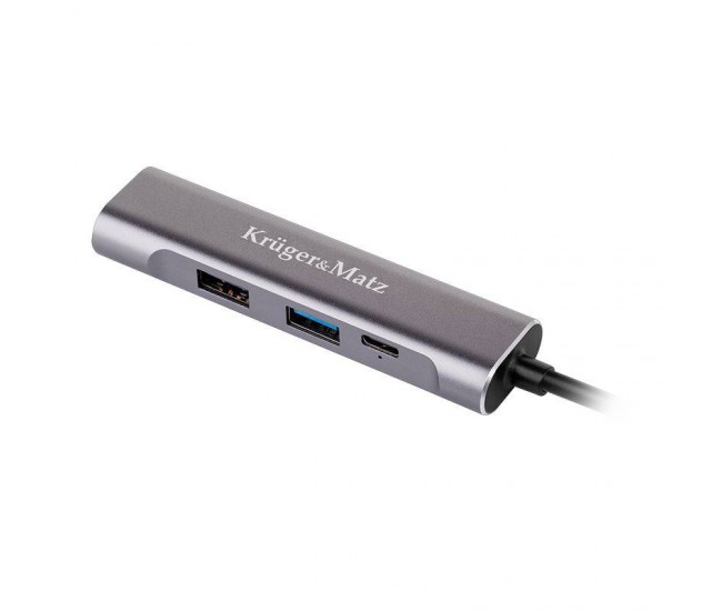 HUB USB Type C - HDMI USB3.0 USB 2.0 +USB Type C KRUGER&MATZ