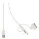 Cablu USB 2.0 - micro USB lightning 30p 1m alb VALUELINE