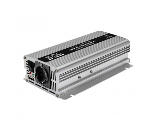 Invertor tensiune 12V - 230V 500/1000W cu USB