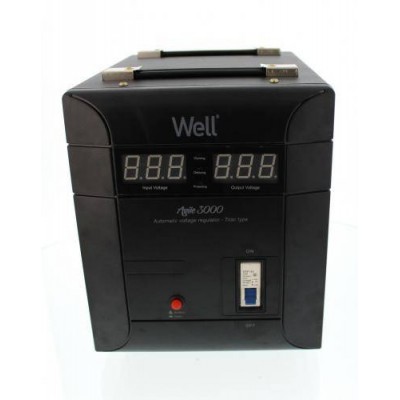 Stabilizator automat de tensiune Agile 3000VA/2100W Well