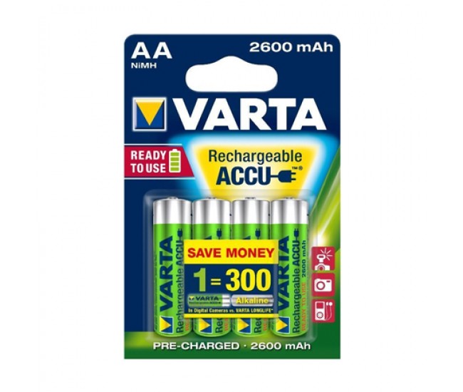 Set acumulatori Varta AA 2600mAh Varta 4buc