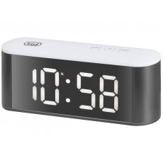 Ceas de masa cu alarma termometru alb Trevi EC 883 BL