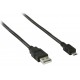 Cablu USB 2.0 tata - micro USB tata 1m negru VALUELINE