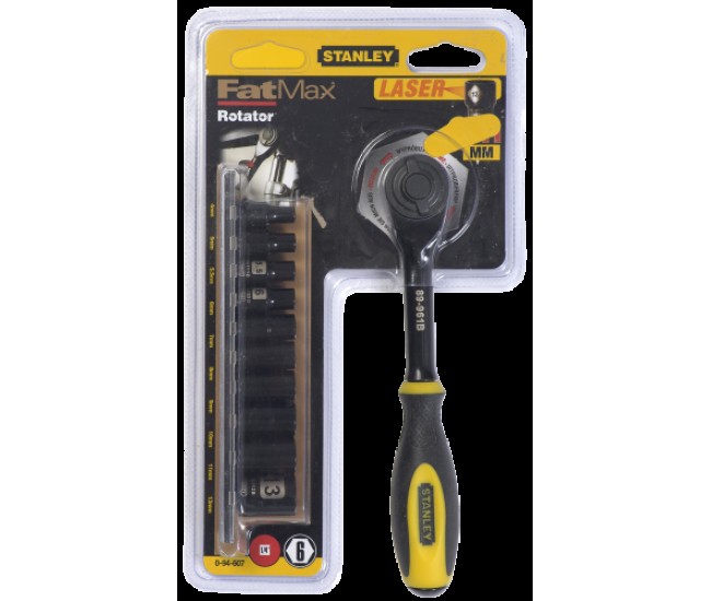 Set 11 tubulare FatMax 1/4 cu clichet 0-94-607 Stanley