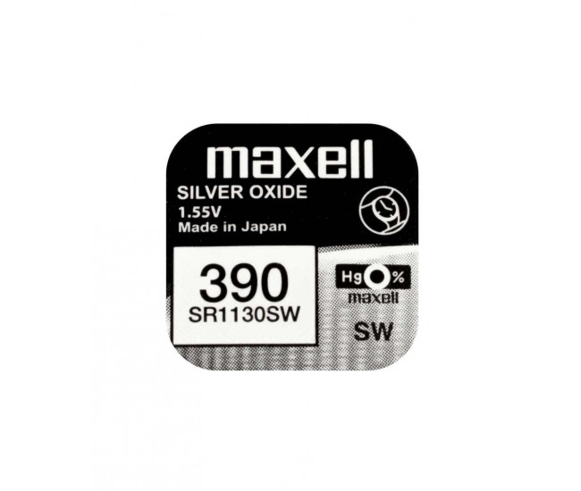 Baterie ceas Maxell SR1130SW V390 SR54 1.55V oxid de argint 1buc