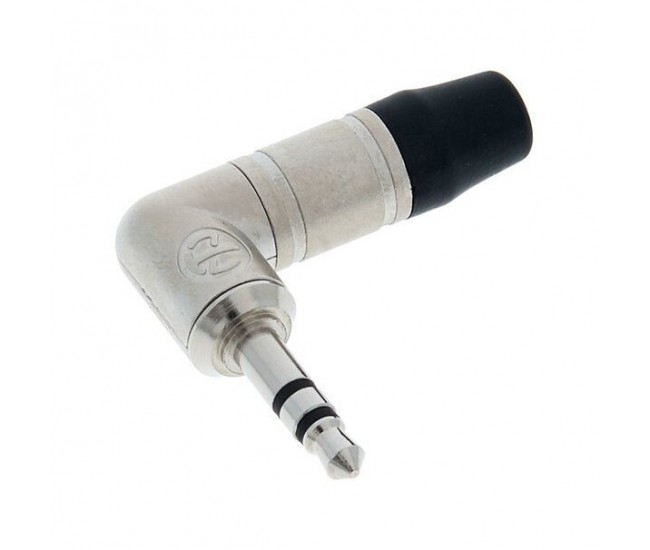 Conector Jack 3.5 mm stereo tata in unghi de 90 grade Neutrik NTP3RC