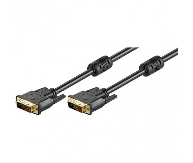 Cablu Dvi dual link 5m Dvi-d 24+1 la Dvi-d 24+1 Goobay