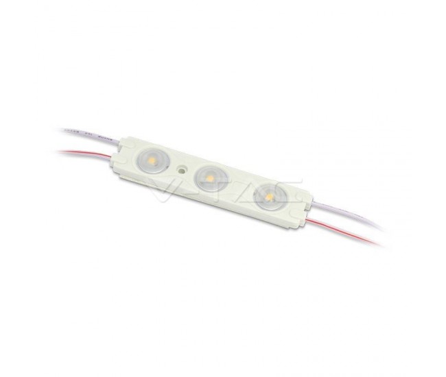 Modul 3 LED-uri 1.5W SMD2835 alb rece IP67