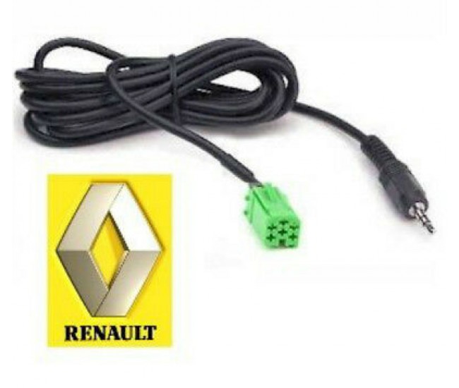 Adaptor Auxiliar Jack 3.5 mm Renault 4CarMedia