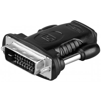 Adaptor HDMI 19 pini mama la DVI-D 24+1 pini tata Goobay