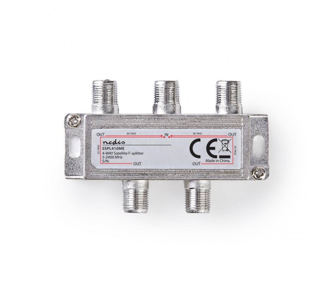 Distribuitor semnal splitter TV Nedis 4 cai 5-2400 Mhz