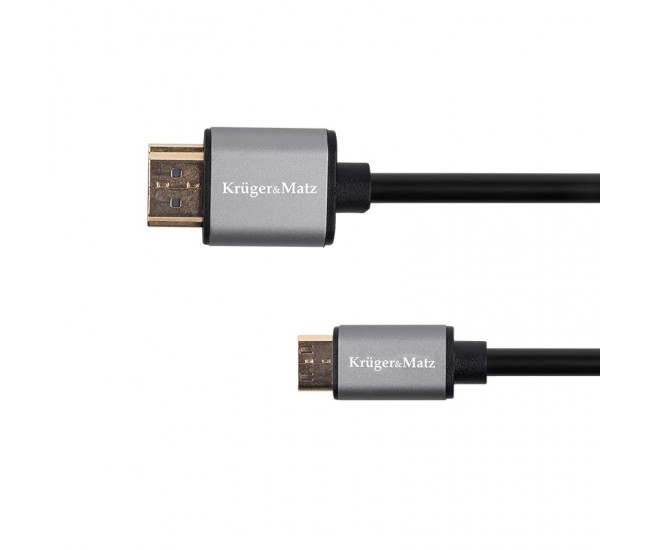 Cablu HDMI - MICRO HDMI 1.8m BASIC Kruger&Matz