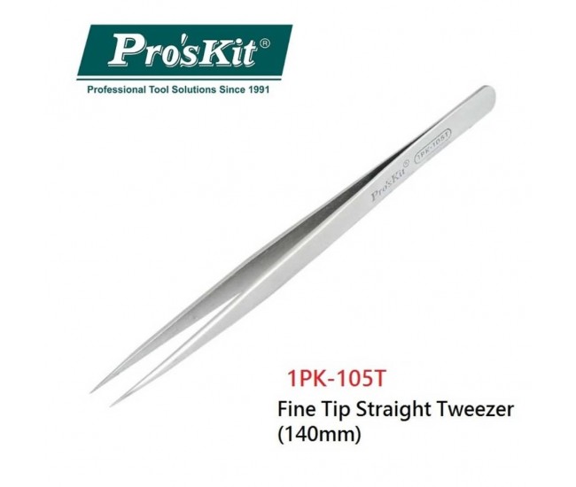 Penseta dreapta 140mm Pro'sKit 1PK-105T