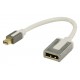 Adaptor Profesional mini DisplayPort - DisplayPort v1.1 0.2m alb Profigold