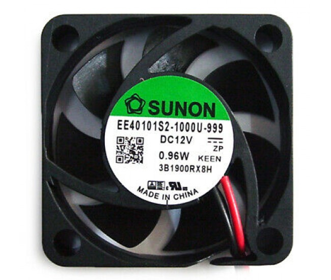 Ventilator DC axial 12VDC 40x40x10mm 11.99m3/h 23dBA 26AWG SUNON EE40101S2-1000U-999