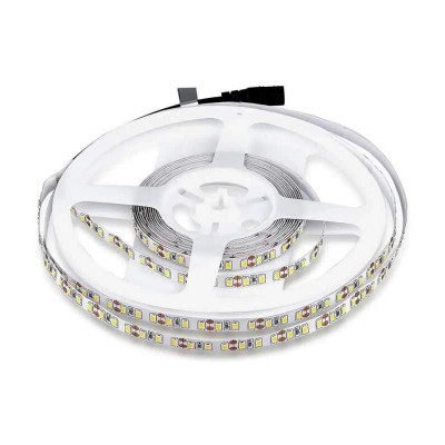 Banda LED SMD3528 12V 8W/m120LED/m 800lm/m 4000K IP20 5M V-tac SKU-212042