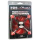 Ventilator Inter-tech cobanitrox xtended N-120-Red LED 120mm 12V