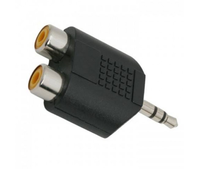 Adaptor Jack 3.5 mm stereo la 2x RCA mama Goobay