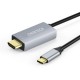 Cablu USB Type C - HDMI Choetech XCH-M180 PD 60W 1.8m negru