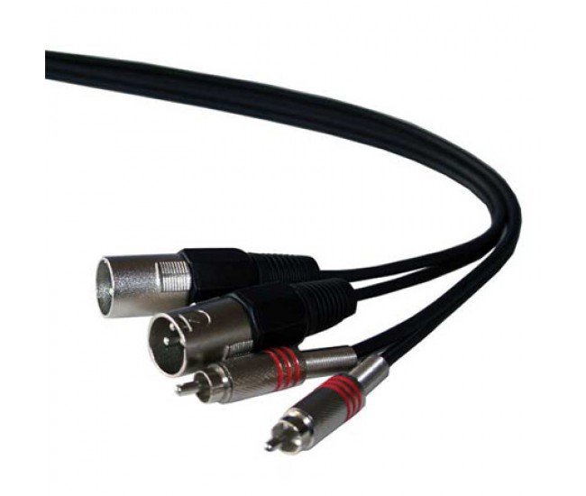 Cablu 2x RCA la 2x XLR 3m ibiza