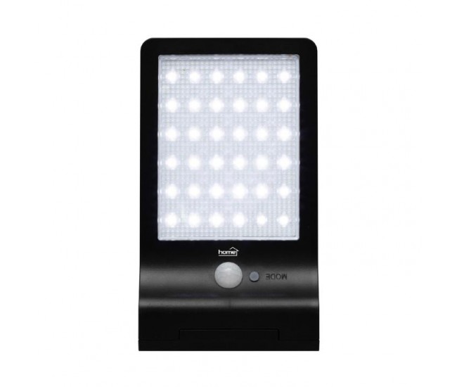 Reflector solar LED 10000K alb rece cu senzor de miscare 300lm IP44 HOME FLP300SOLAR