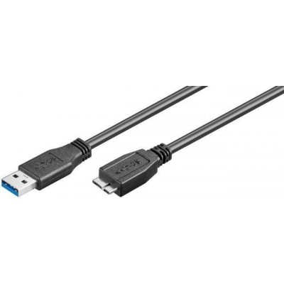 Cablu USB 3.0 1m A tata la micro USB triplu ecranat Goobay