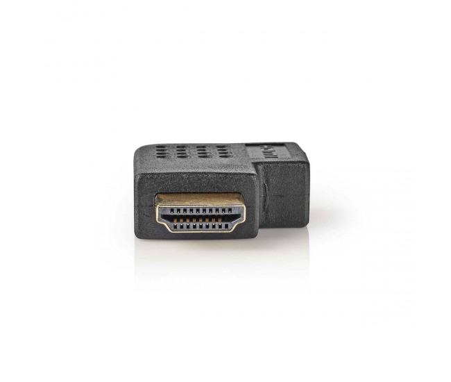 Adaptor HDMI - HDMI mama cotit stanga mare viteza cu Ethernet Nedis