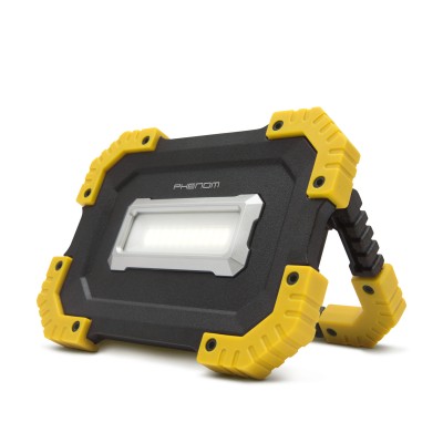 Reflector multifunctional COB LED reincarcabil USB acumulator incorporat 2x2200mAh 16W 1000lm IPX4 Phenom