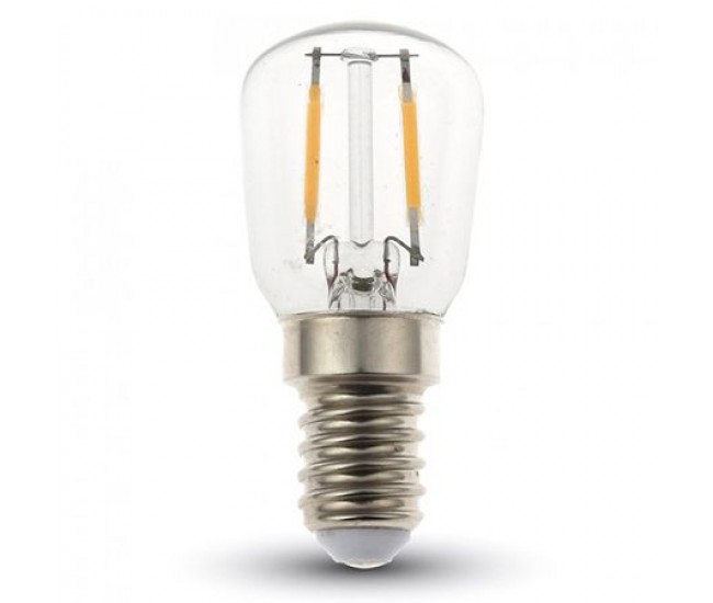 Bec E14 ST26 cu filament LED 2W 6000K alb rece V-TAC