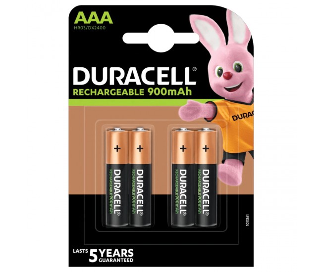 Set acumulatori DURACELL NiMH AAA R3 1.2V 900mAh 4buc