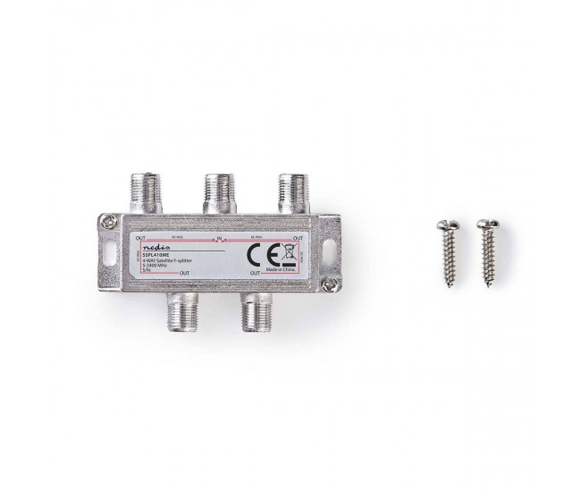 Distribuitor semnal splitter TV Nedis 4 cai 5-2400 Mhz