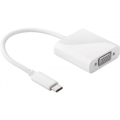 Adaptor USB Type C tata - VGA mama 0.2m alb Goobay