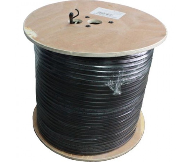 Cablu coaxial RG6 cu sufa 75R cupru ecranat cu folie Al +fire CUPRU 48x0.12mm Well