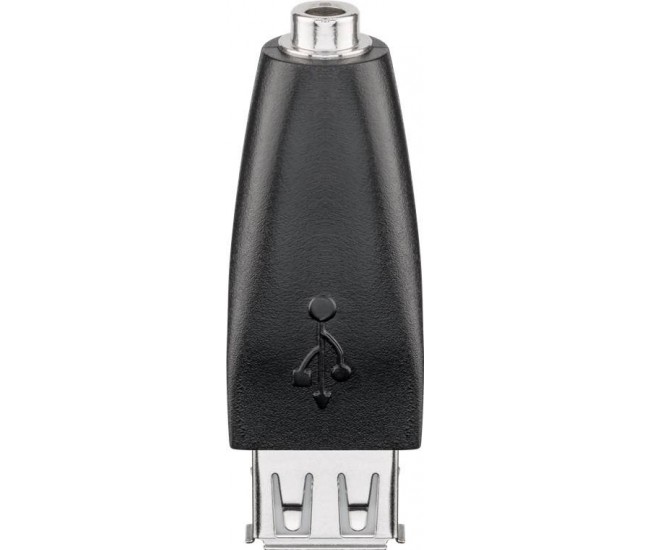 Adaptor USB 2.0 A mama - Jack 3.5 mm 3 pini mama Goobay