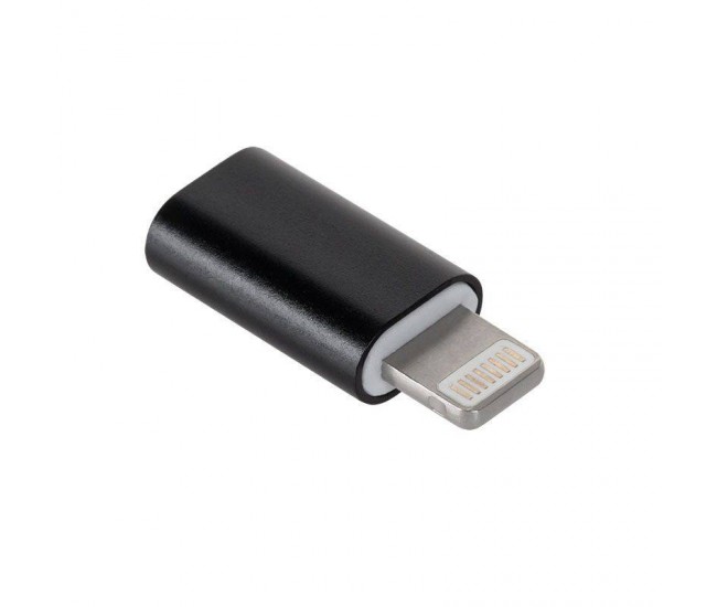 Adaptor micro USB - lightning negru M-LIFE