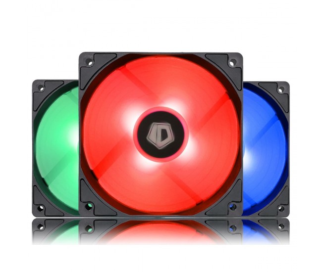 Ventilator ID-Cooling 120x120x25mm iluminare RGB 700-1800RPM 4pini XF-12025-RGB